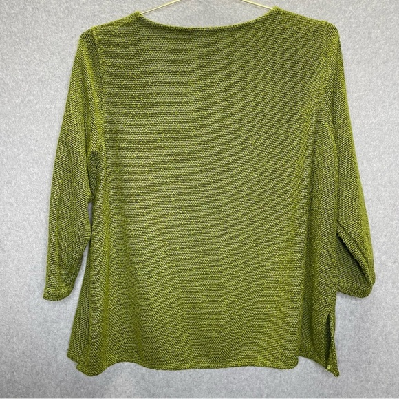 Ali Miles Vibrant Green Textured Tunic with Pocket - Picture 6 of 6